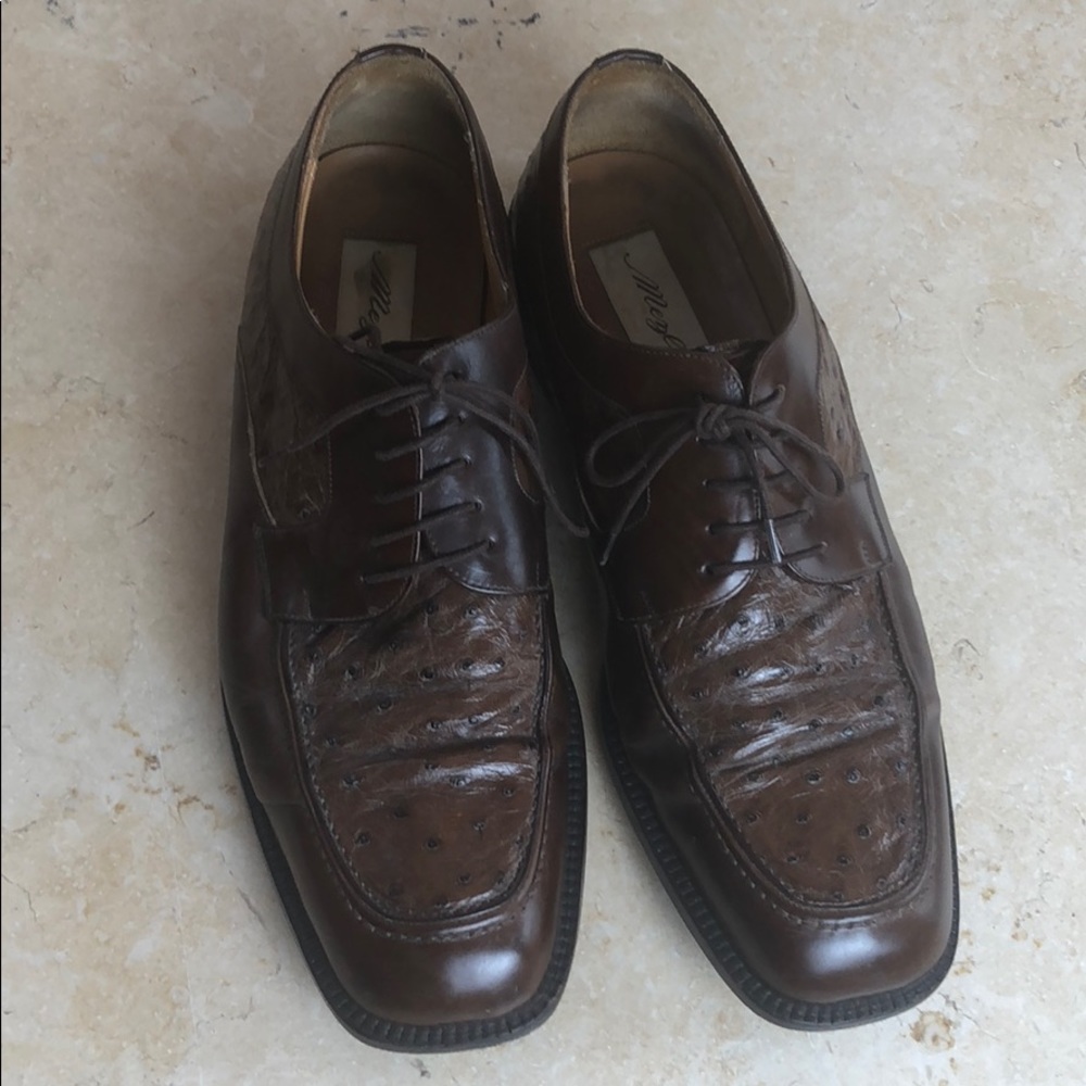 Mezlan Ostrich men’s shoes size 11 used